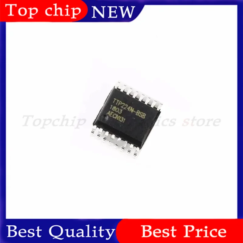 10pcs TTP224-BSB TTP224B-BSBN SSOP-16 TTP224 SSOP TTP224B-BSB TTP224N-BSB TTP224N SMD