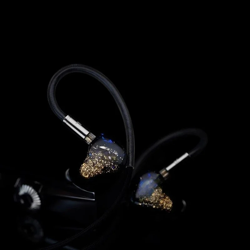 ⅱ Huiye, ring iron electrostatic bone conduction in-ear wired earphones