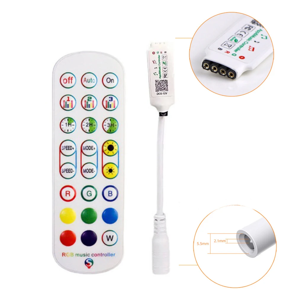 Ultra thin Bluetooth Smart LED Lights 30CM 5050 RGB Cabinet Dimmable Lamp APP Remote Control for Kitchen Wardrobe Room Car Decor