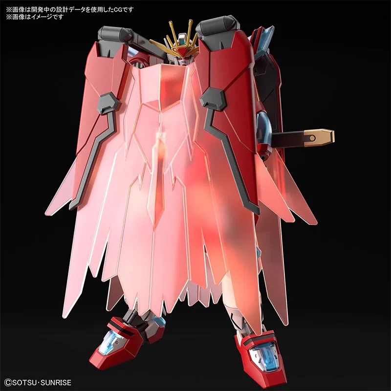 Bandai Anime Model Toys, Figurines d'action, Build & GBB HGBM 1/144 SHIN BUR05.GUNDAM, Cadeaux d'ornements à collectionner pour garçons, Original et authentique