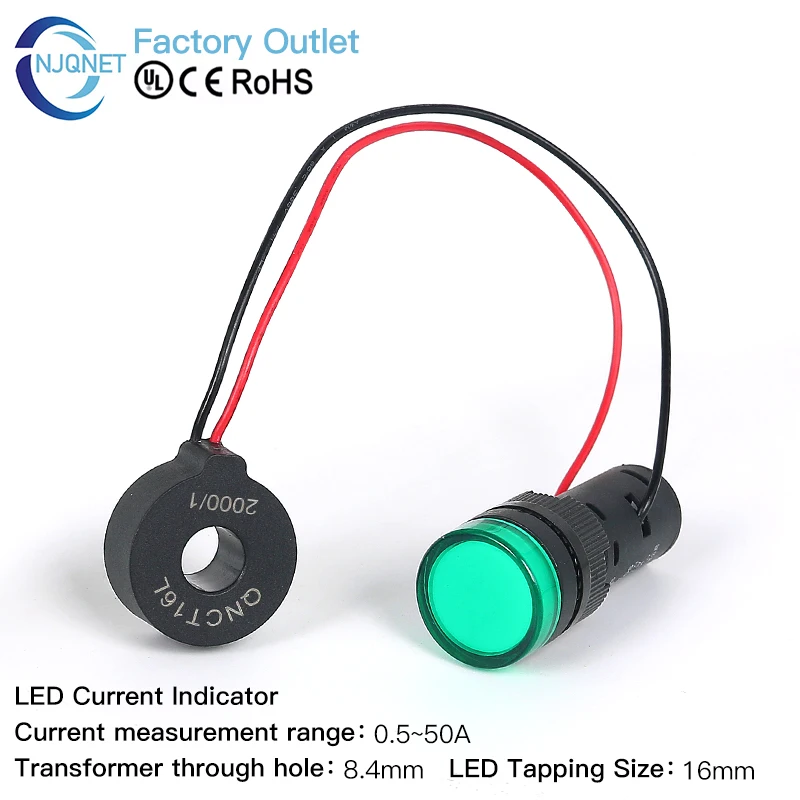 Variant: QNCT16L  Green LED