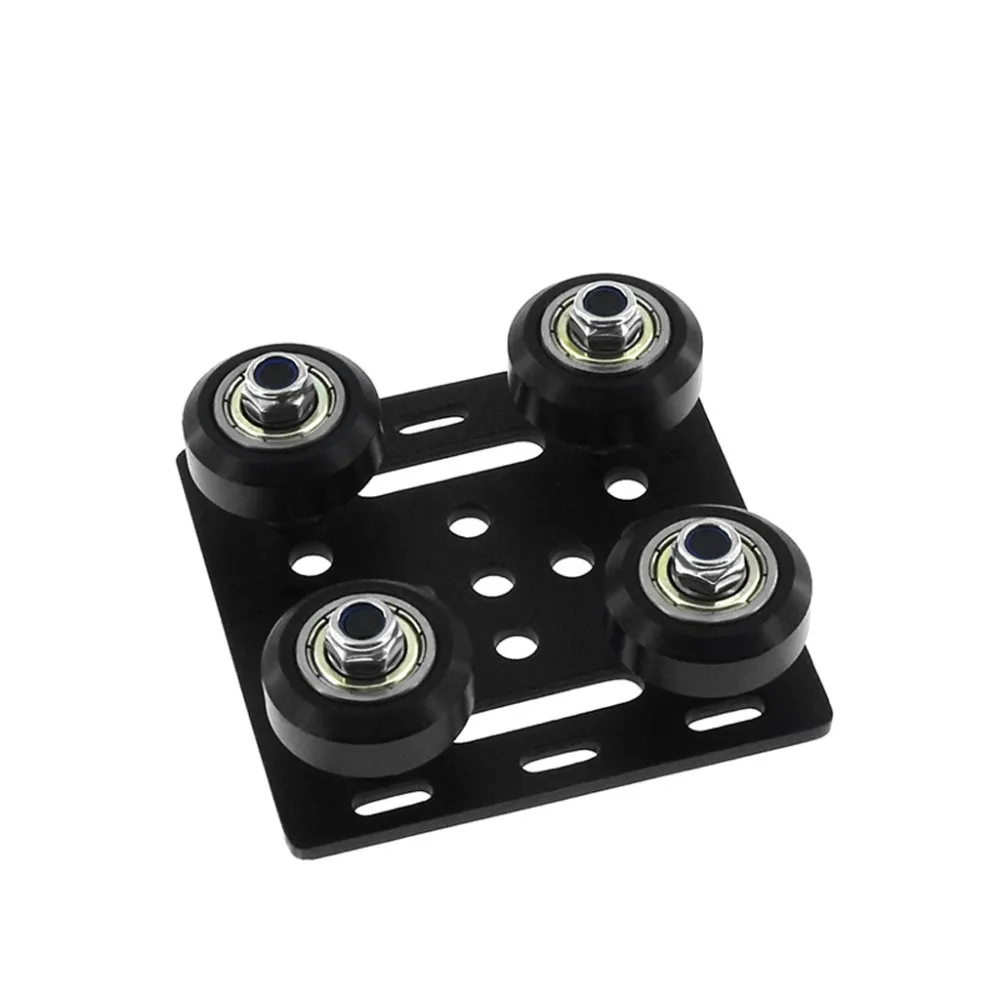 10pcs For European Standard 2020 Aluminum Profile Pulley V-Slot Construction Gantry Panel Kit