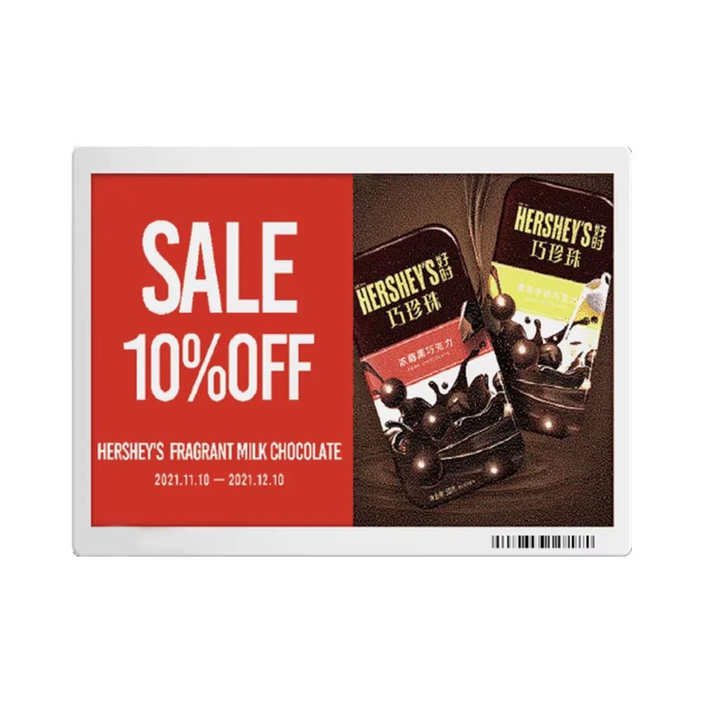 

Zkong 11.6 Inch Large E-ink Digital Price Tag BLE Wi-Fi NFC Enabled ESL For Retail Store And Supermarket Inventory Management