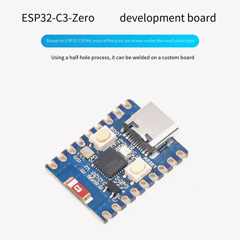 N01R-3X ESP32-S3-Zero Mini Papan Pengembangan ESP32-C3FN Modul Kompatibilitas Wifi Bluetooth RISC-V Tertanam Papan Pengembangan
