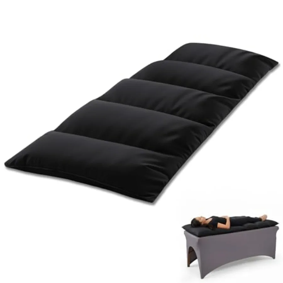 

Подушка-накладка для массажного стола 72''x 24'' x 5'' (183x61x13 см) для спа-процедур, мягкая пенная подушка-топпер для стола, складной чехол для подушки для наращивания ресниц, размер S