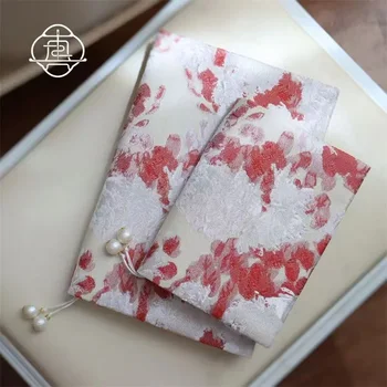 【Pomelo ice cream】Original handmade A5 and A6 notebook covers protective book sleeve crafted cloth products diary cover, in stock