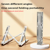 Portable gaming laptop with built-in storage rack for heat dissipation, multi-functional folding and portable universal stand