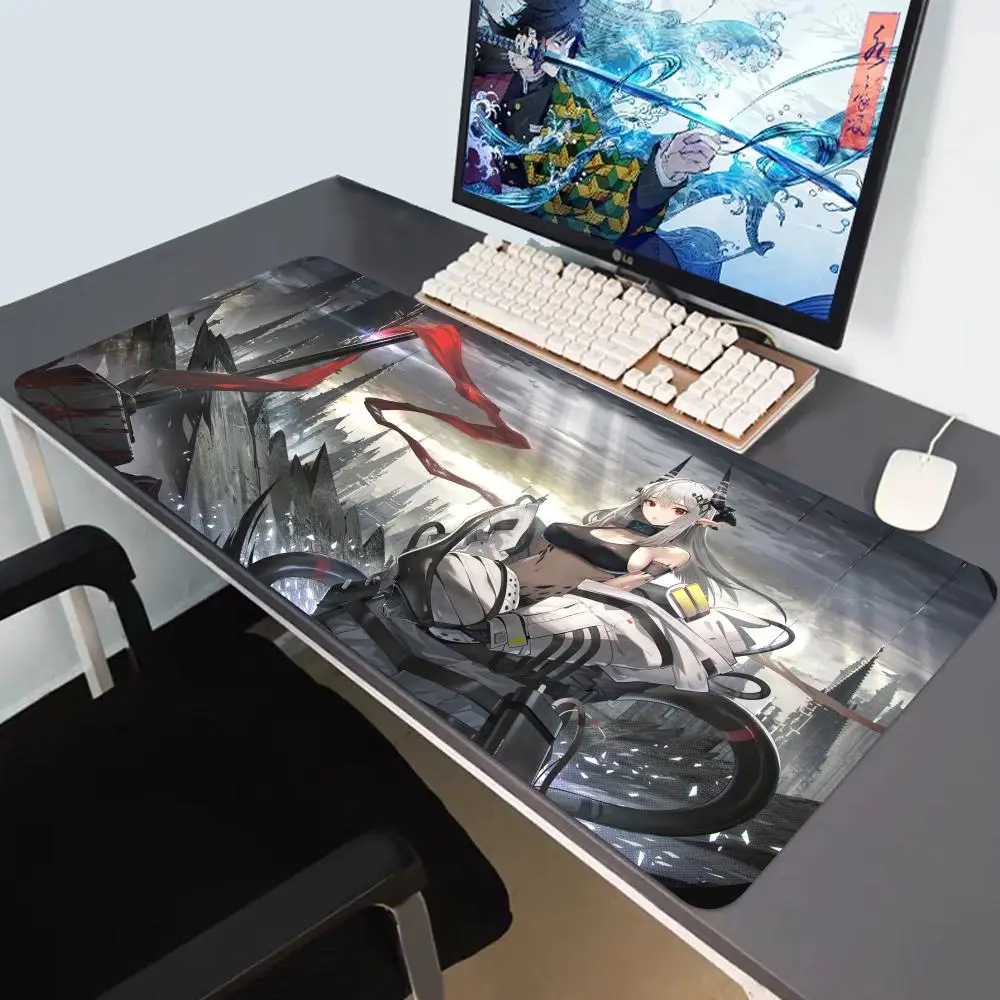 

HD Rubber Mouse Pad Arknights Mudrock Desk Mat With Pad Gaming Accessories XXL Large Keyboard Pad Student Writing Mat