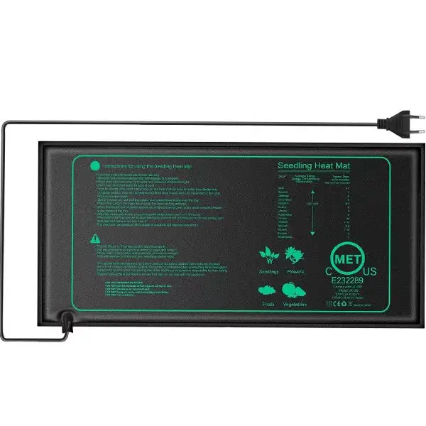 Waterproof Seedling Heating Mat for Indoor Plants Germination Clone Propagation Starter Pad with US(110V)/EU/UK/AU Plug