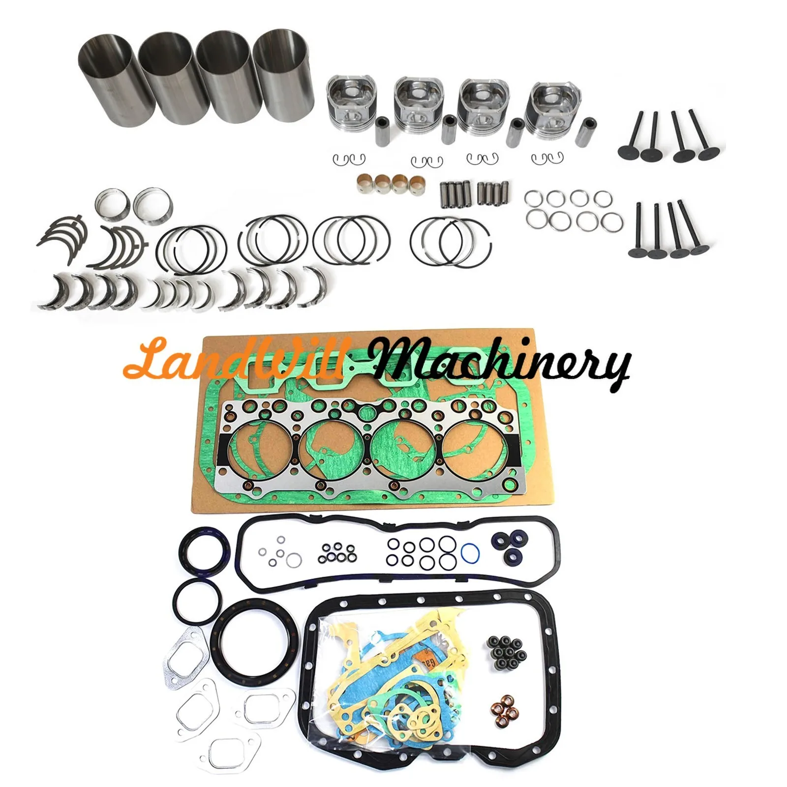 Overhaul Rebuild Kit + Connecting Rod + Crankshaft Fits For Isuzu 4BE1 Engine