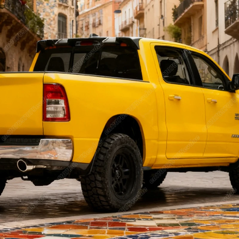 For Dodge RAM 1500 TRX 2019 2020 2021 2022 2023 2024 Automobile Rear Roof Spoiler Wing Lip Sports Style Body Modification Kit