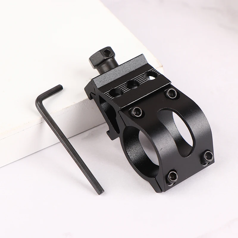 Soporte de mira para linterna de liberación rápida, accesorio de caza, 25,4mm, 20mm, 45 grados, 1 par