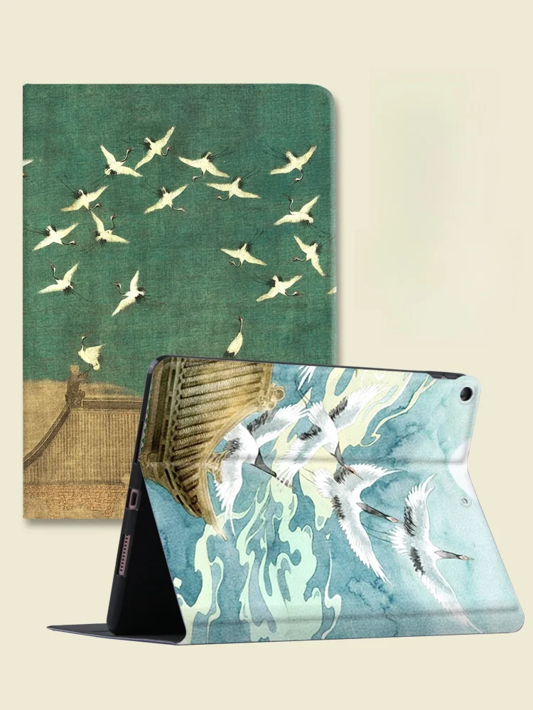 

Силиконовый защитный чехол с полным покрытием для iPad 0,2 дюйма, 2022, новая модель планшета, художественный винтажный дизайн с картиной маслом