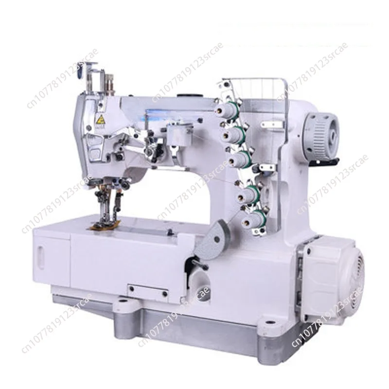 

Fully Automatic Sewing Machine High Power Speed Stretch Direct Drive Three Needles Five Lines Industry Sewing Machine Neckline