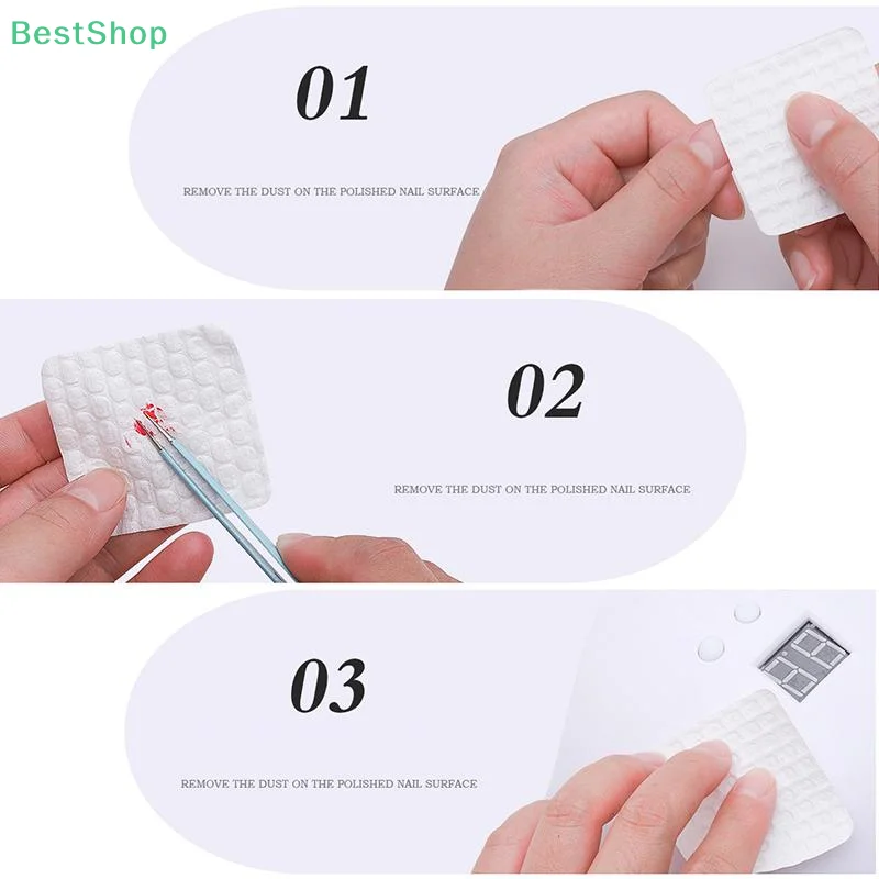 200/500 個ネイルコットンポリッシュリムーバージェルクリーンマニキュアナプキンペディキュア糸くずの出ないワイプクリーナー紙パッドマニキュアツール