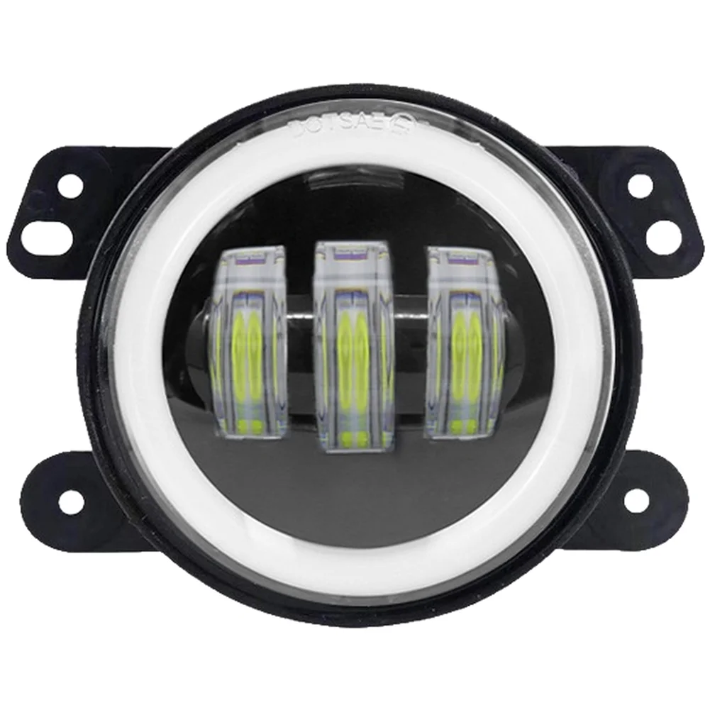 Vehicle Fog Lamp Fog Light Ring Construction Site Lighting Plug-and-play Installation Wide Compatibility Offroad Vehicle Lights