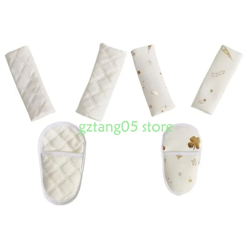 

57EE 1 Set Strollers Shoulder Pad Sleeve Crotch Guard Removable Washable Accessories