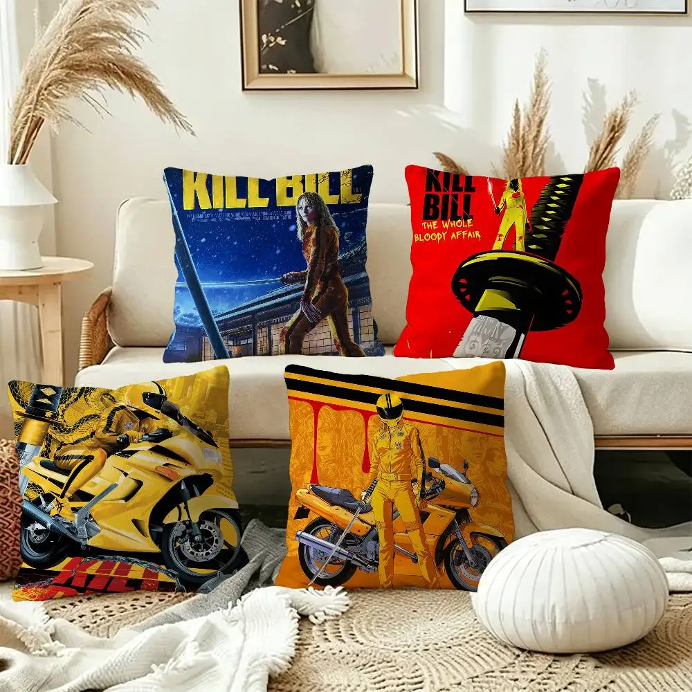 Movie K-Kill Bill Personalized Pillow Dust Cover Bedroom Kids Party Decoration Pillowcase Birthday Children Gift