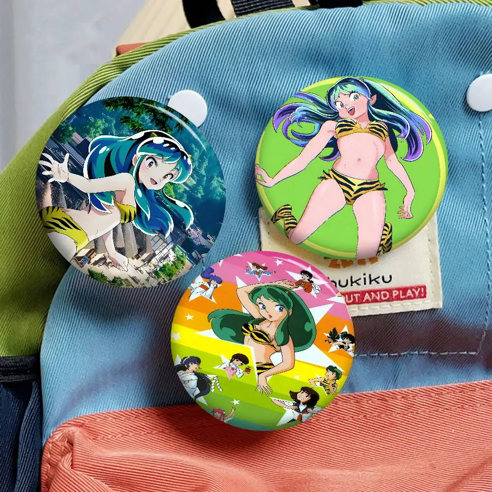 Anime Game U-Urusei Yatsura New  Brooches Soft Button Pin Funny Silly Gnarpy on A Skateboard Meme Badge Gamer Collection Gifts