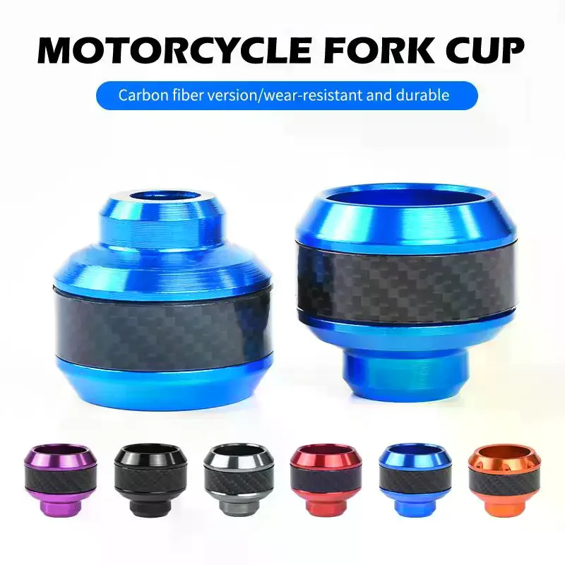 Universal Aluminum Alloy Front Suspension Protection Cup Frame Slider Falling Protector Modified For Motorbike Anti-Fall Bumpers