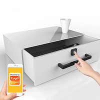 Tuya APP Unlock Keyless Drawer Lock Smart Electronic Fingerprint Locks Cabinet Locker FingerPrint Lock Support Direct Recharge