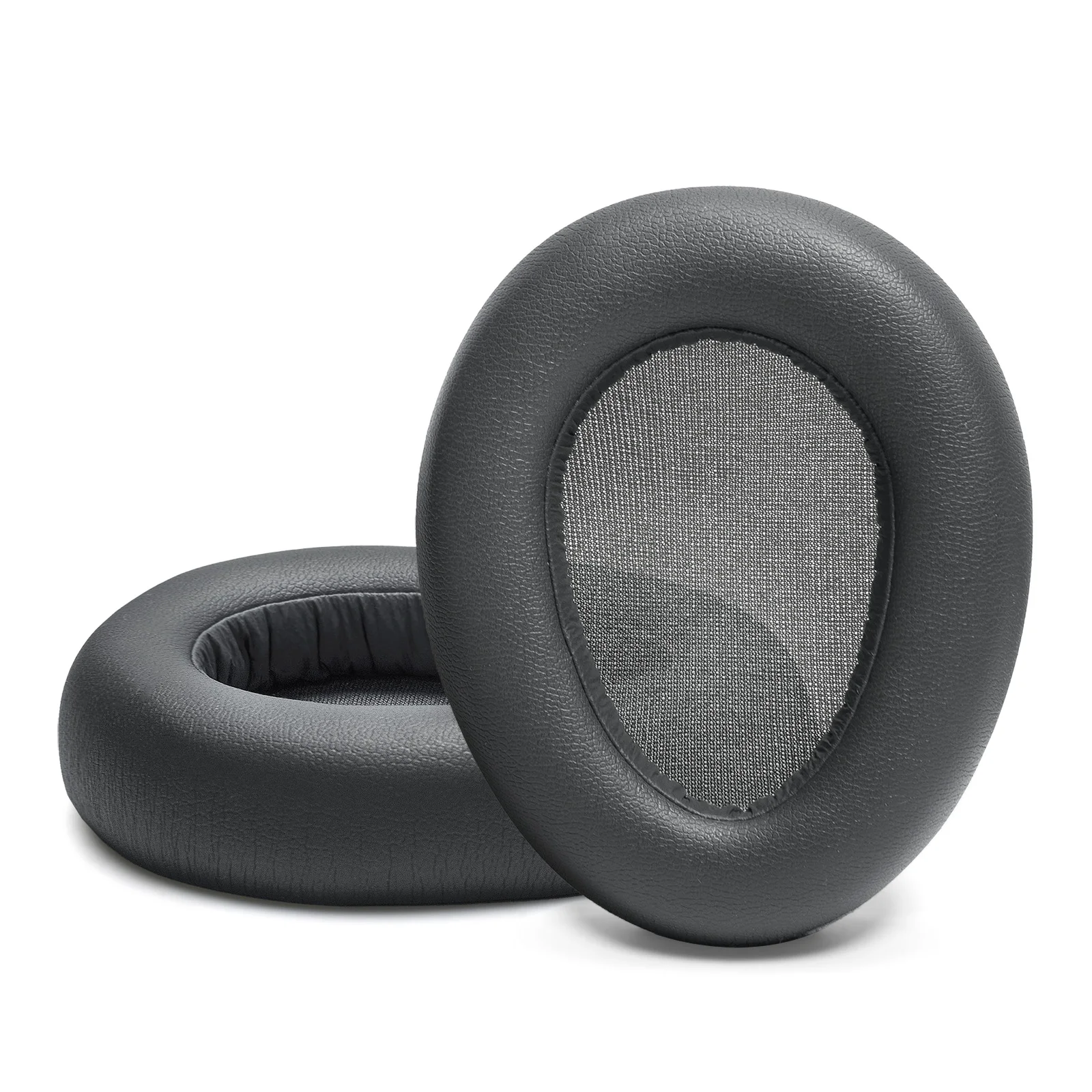 Almofadas de substituição para fones de ouvido sem fio JLAB JBuds Lux ANC, couro proteico grafite, conforto premium