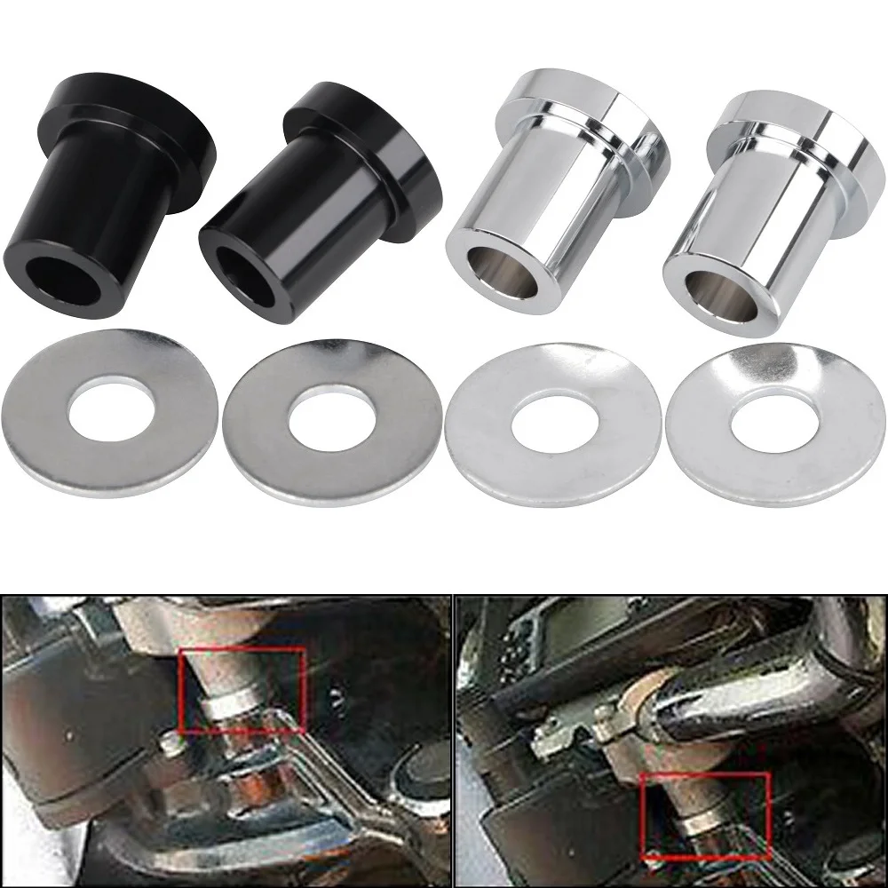 

Motorcycle Handlebar Riser Bushings Mounts For Harley Touring Road King Street Road Electra Glide Softail Dyna Fatbob Breakout