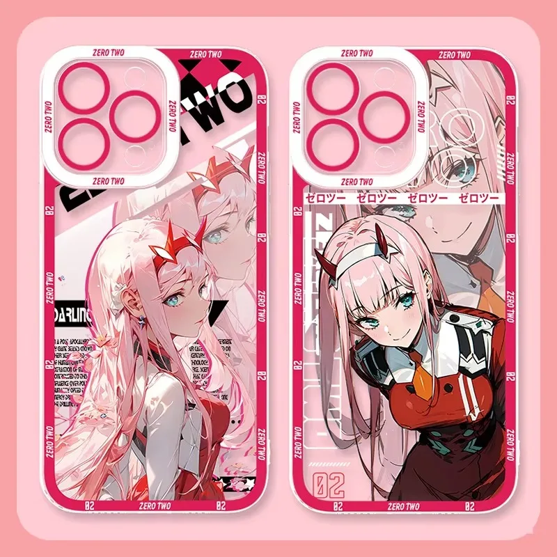 Darling in the Franxx Case For Xiaomi 14T 13T 12T 11T 10T 14 13 12 11 Lite 5G NE POCO F6 X6 Pro X3 NFC X5 X4 GT F3 F4 F5 M6 M5S