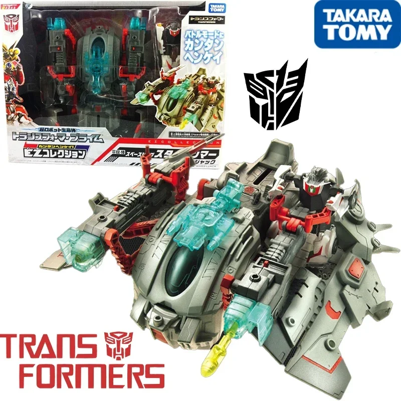 Original Takara Tomy Transformers Prime Basic Class Ez-10 Wheeljack Action Figure Free Shipping Hobby Collect Model Toy