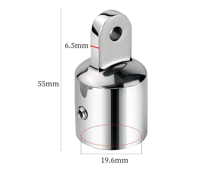Bimini Top Cap 316 Stainless Steel Top Caps Marine Hardware Boat Accessories Bimini Top Eye End