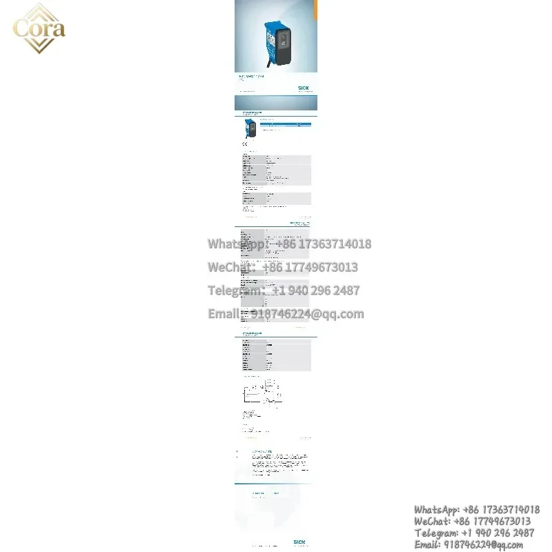 SICK brand oriignal KTC-SWS11364 order no. 1150685 CONTRAST SENSORS new in stock