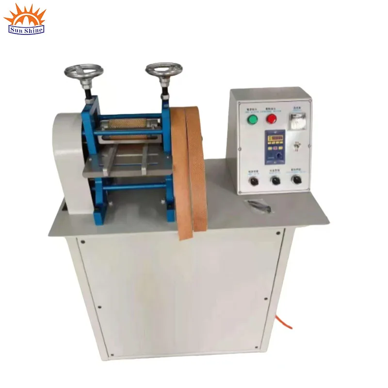 

New Hydraulic Leather Belt Roller Embossing Machine Leather Electroplating Polishing