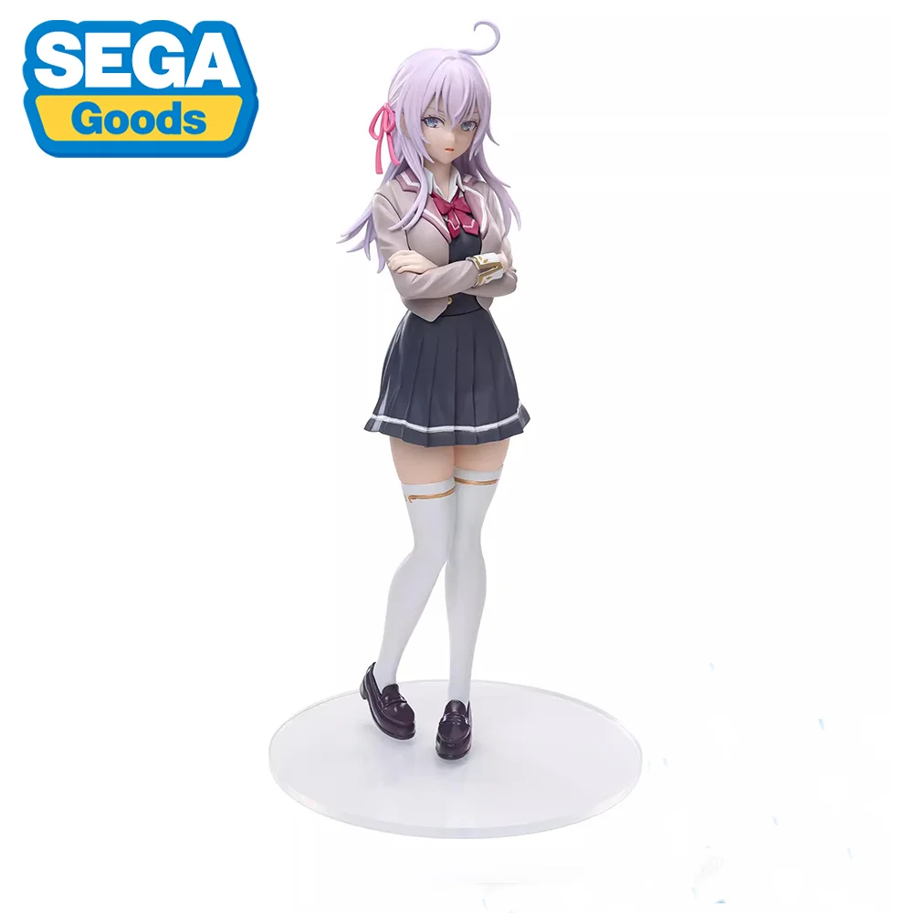 재고 있음 기존 SEGA Alisa Mikhailovna Kujou 유니폼 PVC 애니메이션 피규어 액션 피겨 모델 장난감 수집품 선물