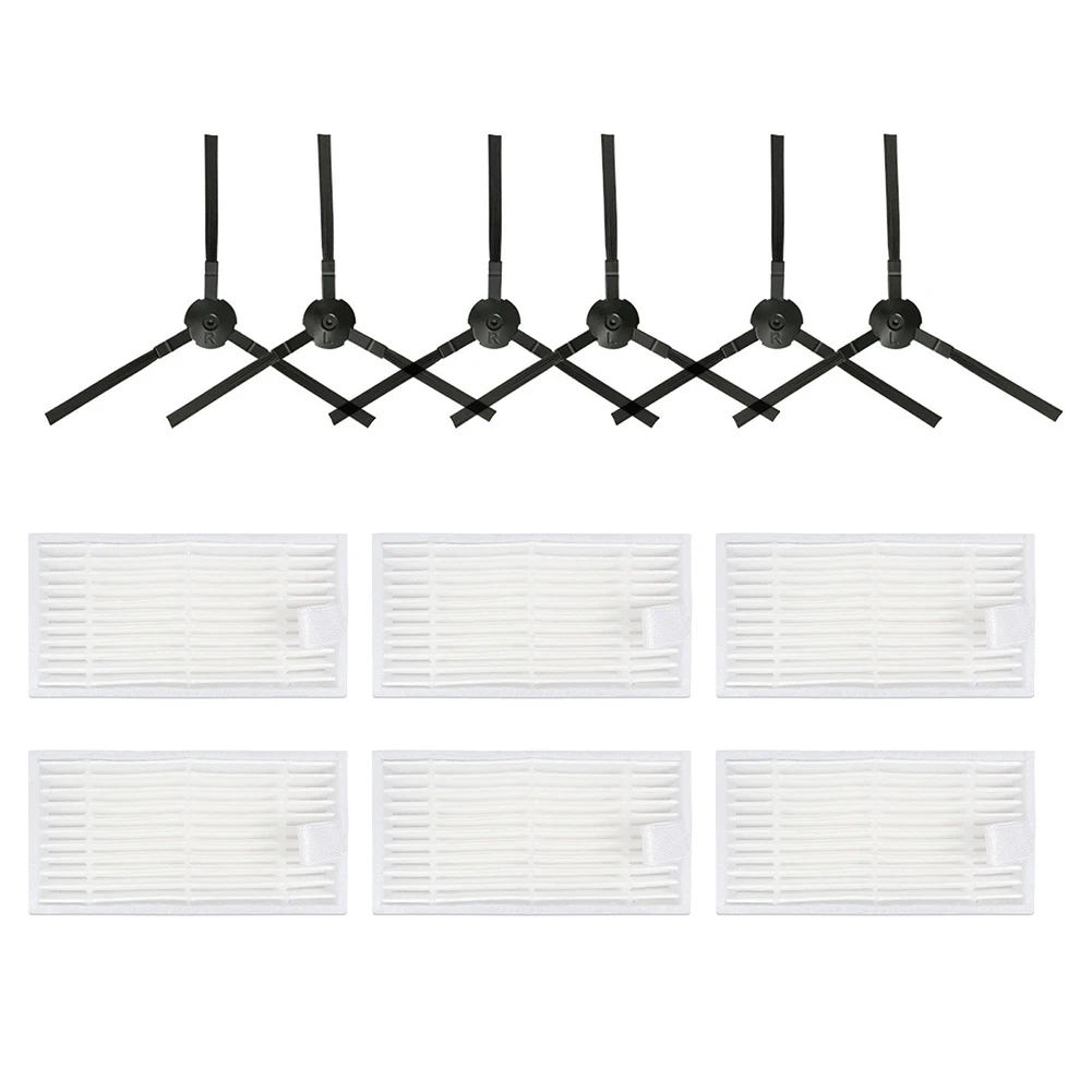 Cleaning Replacements for ilife Vacuum Filters Fresh Air Circulation Efficient Corner Cleaning Replacement Side Brushes For