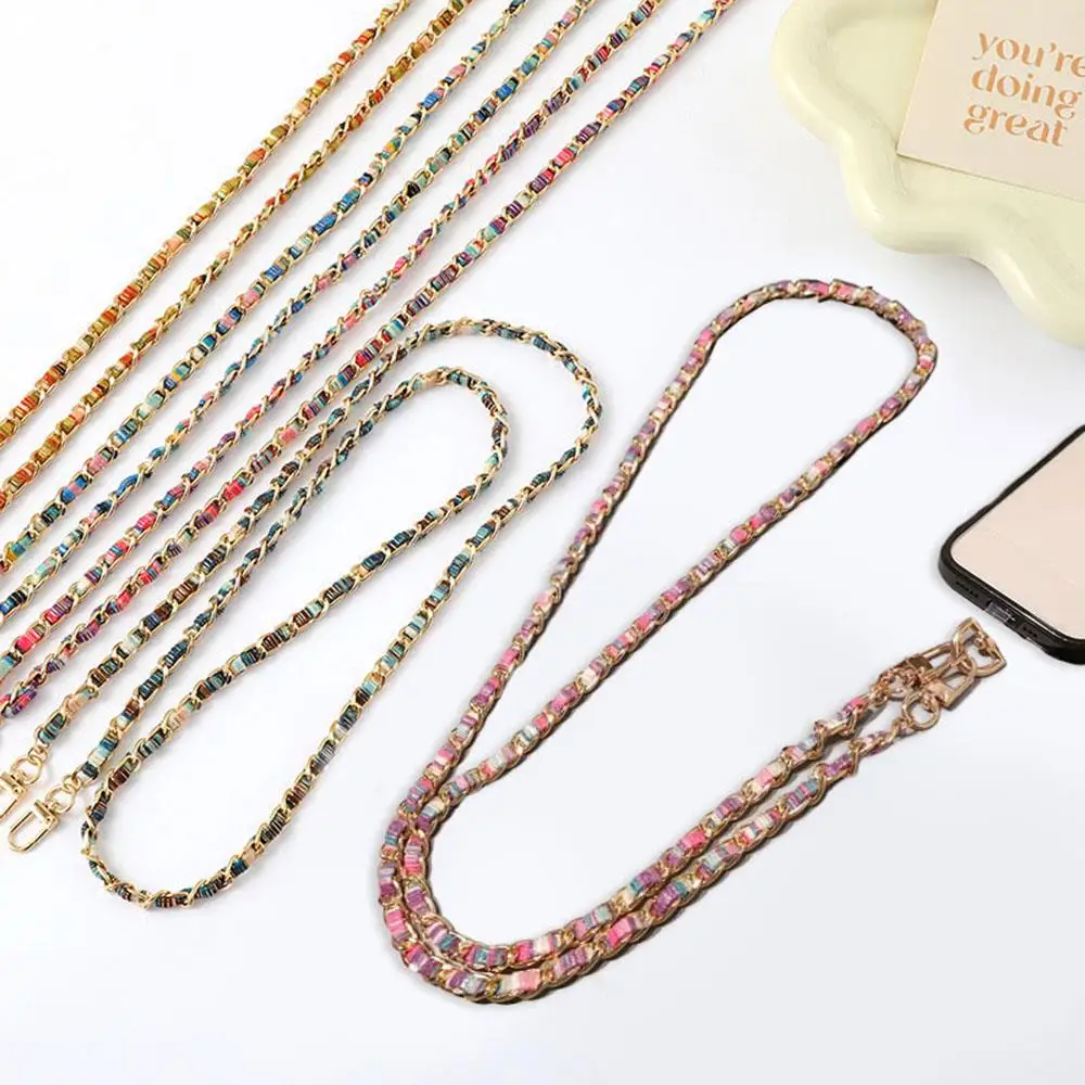 

Decorative Strap Shoulder Strap Useful Mobile Phone Case Chains Braided Supplies All-match Braided Items Crossbody Chains