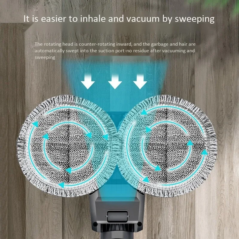 Tête de nettoyage à sec pour aspirateur sans fil Dyson V7, V8, V10, V11, support électrique, accessoires avec tampons de vadrouille précieux à l'eau