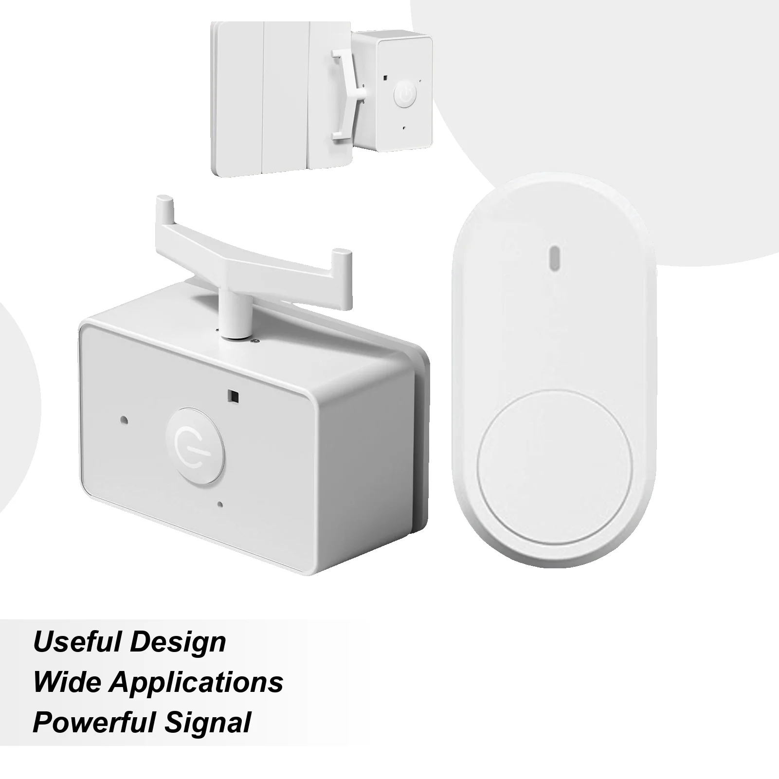 

Automatic Button Pusher No Wiring Automatic Home Press Control Wireless Button Pusher for Home Living Room Bedroom Garage Wall