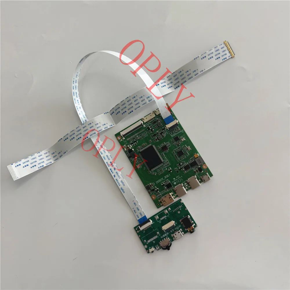 

Плата контроллера 2 TYPE C Mini HDMI-совместимая для NE135FBM 13,5 "2256X1504 EDP светодиодная панель комплект экрана DIY