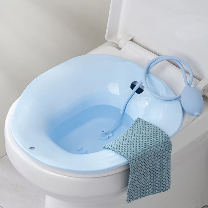 Squat Closestool Folding Toilet Sit Basin Bath Wash Butt Woman Confinement Basin Cleaner for Elderly Maternal Pregnant Woman