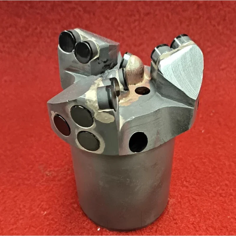 Three-wing exploration geological coring rock bit drilling well concrete coal mine with composite sheet 0PDC
