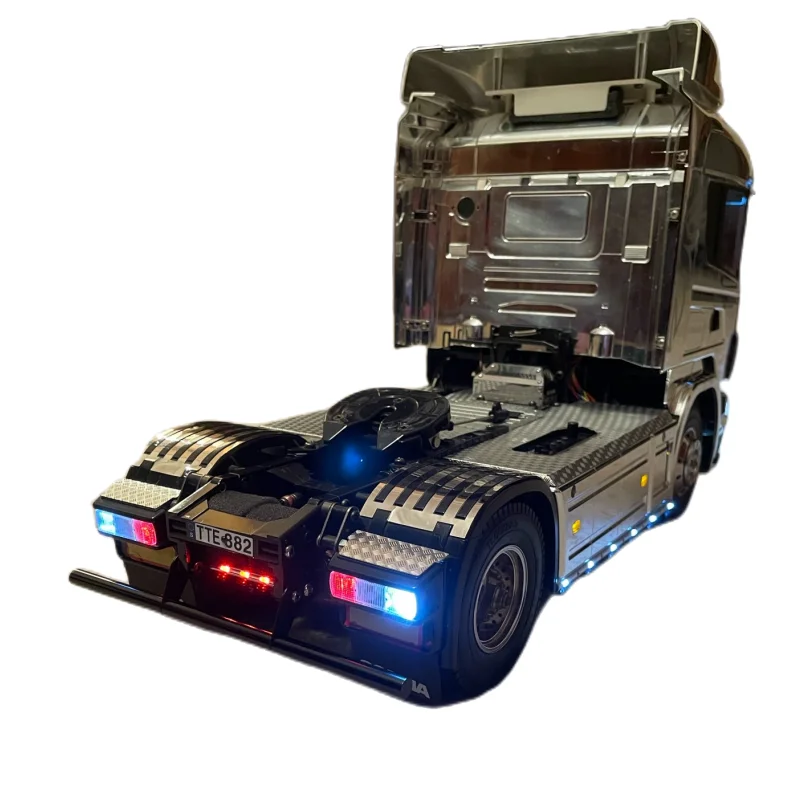 Metalowa lampa tylna LED 1/14 Tamiya zdalnie sterowana ciężarówka samochód SCANIA R730 R470 R620 VOLVO FH12 FH16 ACTROS 3363 1851 AROCS 3348 MAN TGX