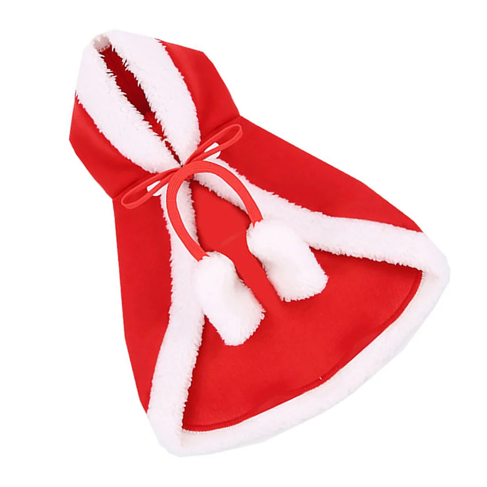 

1Pcs Christmas Pet Costume Cloak for Dog Cat Adjustable Strap Shake Grain Fleece Party Birthday Decoration Wear