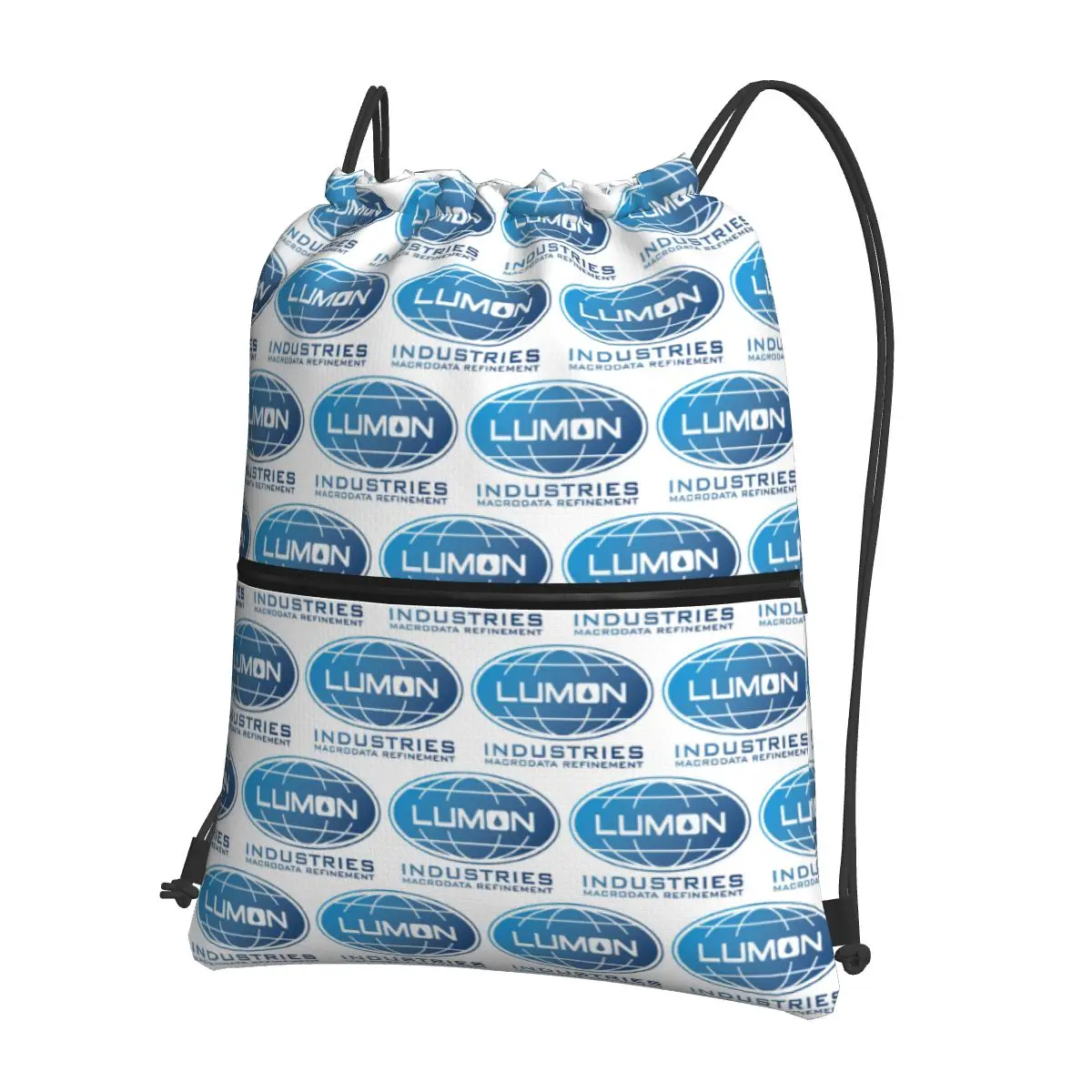 

Lumon Industries Macrodata Refinement Backpacks Casual Drawstring Bundle Pocket Sports Bag Book Bags for Travel Students