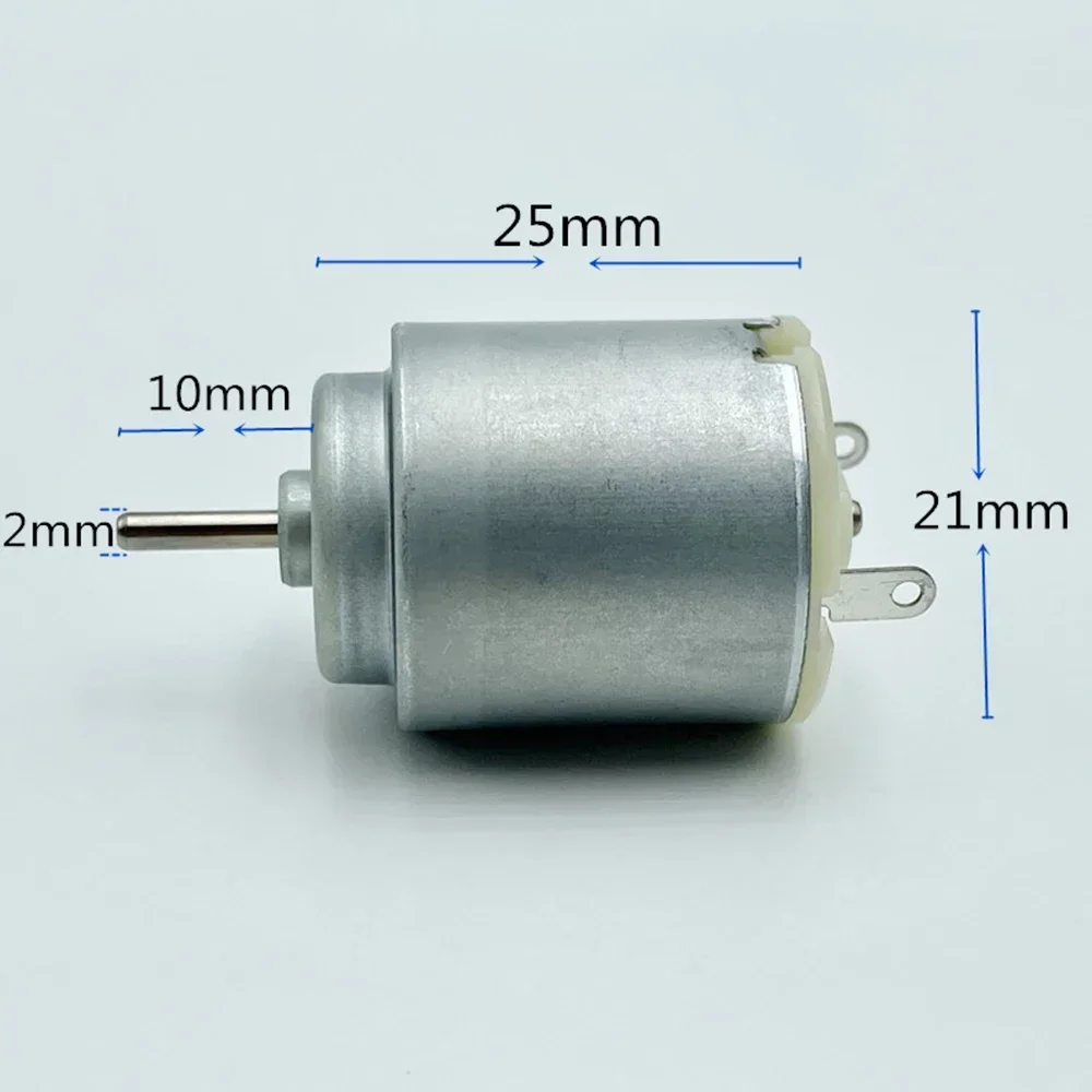 Mabuchi RE-140RA-12240 Mini 21mm okrągły silnik elektryczny DC 3V-6V 9800RPM mały silnik szczotka metalowa szlachetnego R140 samochodzik zdalnie