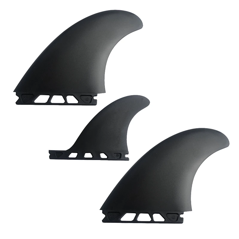 1 Set Surf Fins Surfboard Fibreglass Fin MR Twin Fins For Single Tab Surf Boards Shortboard