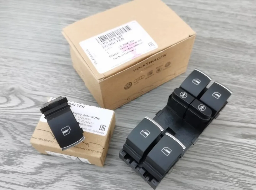 

Кнопка переключения подъема окна, оригинальная, для Touareg Sharan