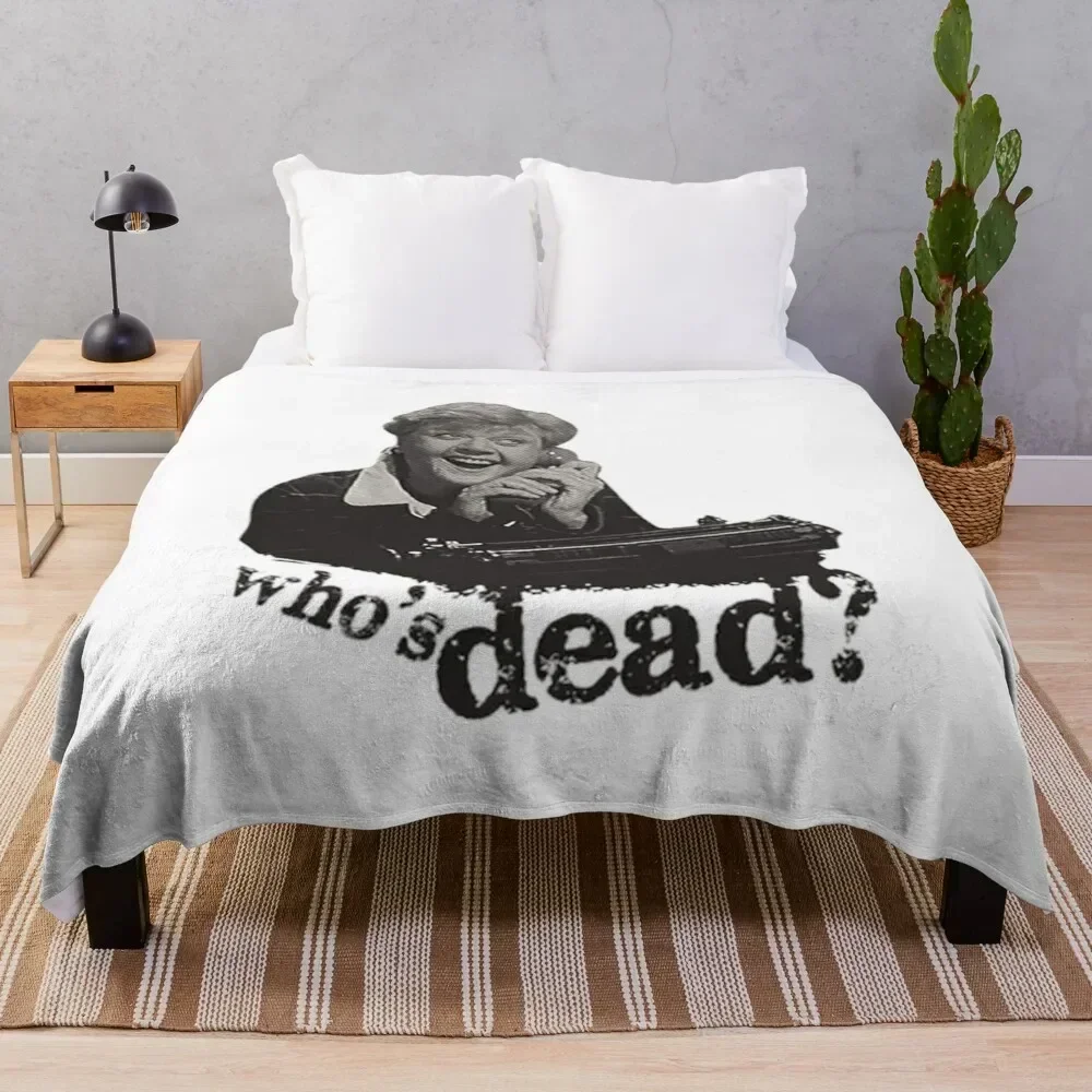 Murder She Wrote - Fletcher Throw Blanket Bed covers anime Fashion Sofas Bed linens Blankets