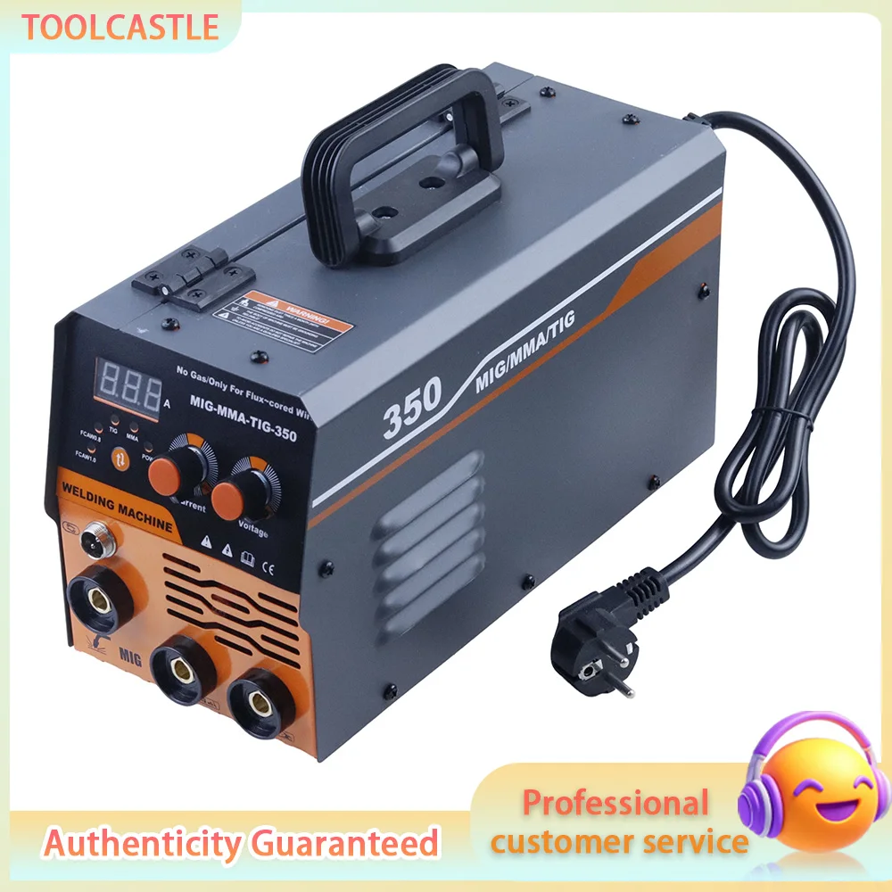 

Multifunction Welding Machine, 220V/110V Stick MIG Lift TIG Welder, Gasless Flux Core Welder for Home Use