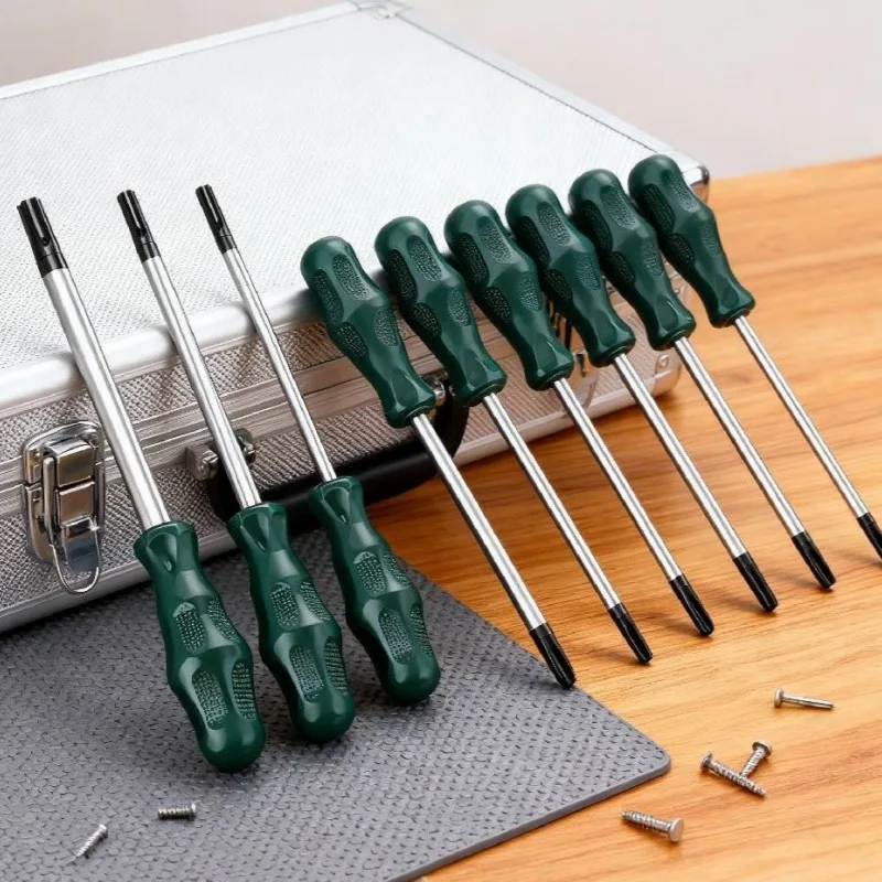 Torx Magnetschraubendreher-Set T8 T10 T15 T20 T25 T27 T30 T40 Sicherheits-Bits Handwerkzeug-Set für die Elektronikreparatur