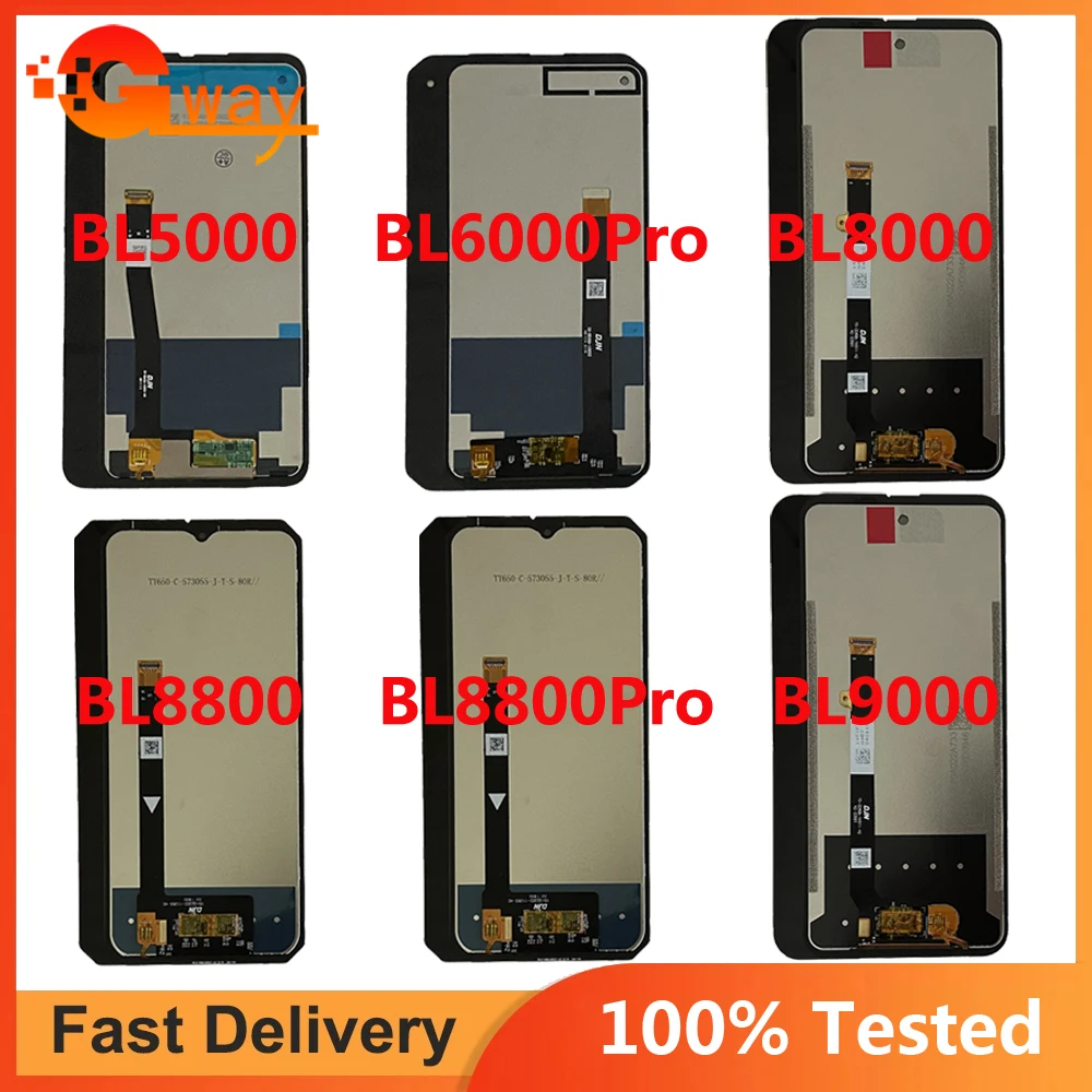 Tested LCD For Blackview BL5000 BL6000 BL8800 Pro LCD Display Touch Screen Digitizer Assembly LCD Blackview BL8000 BL9000 LCD